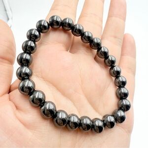 Hematite Beaded Bracelet